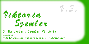 viktoria szemler business card